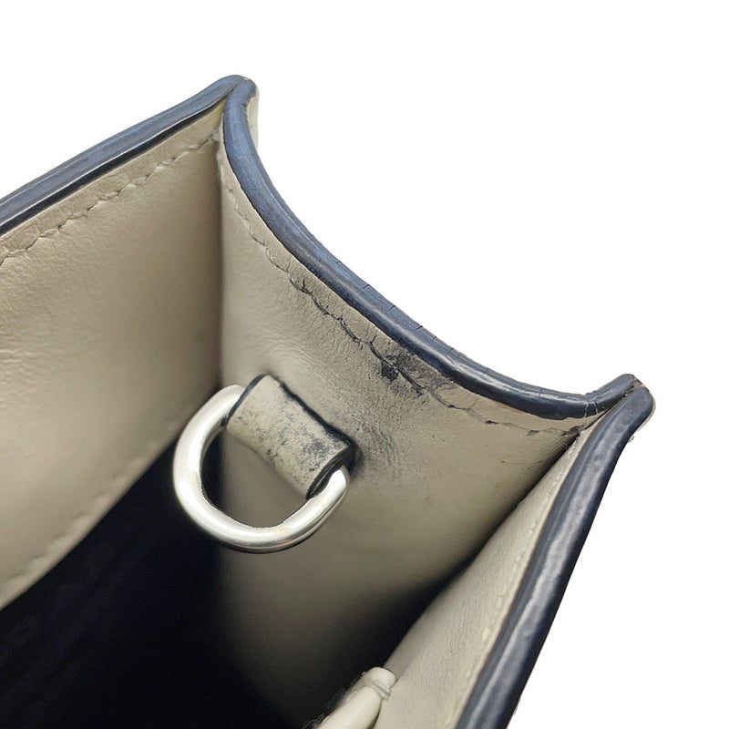 プラダ ハンドバッグ トライアングルロゴ レザー 1BA333 PRADA 2wayショルダーバッグ 白