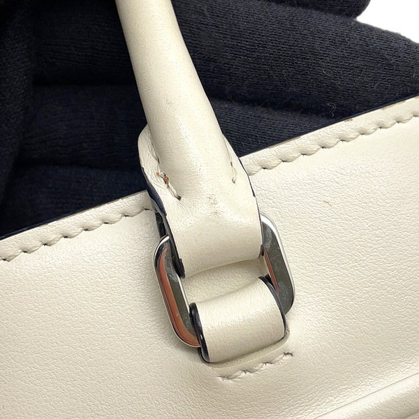プラダ ハンドバッグ トライアングルロゴ レザー 1BA333 PRADA 2wayショルダーバッグ 白