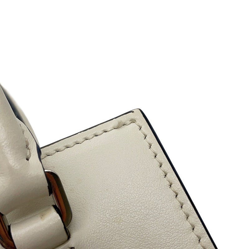 プラダ ハンドバッグ トライアングルロゴ レザー 1BA333 PRADA 2wayショルダーバッグ 白