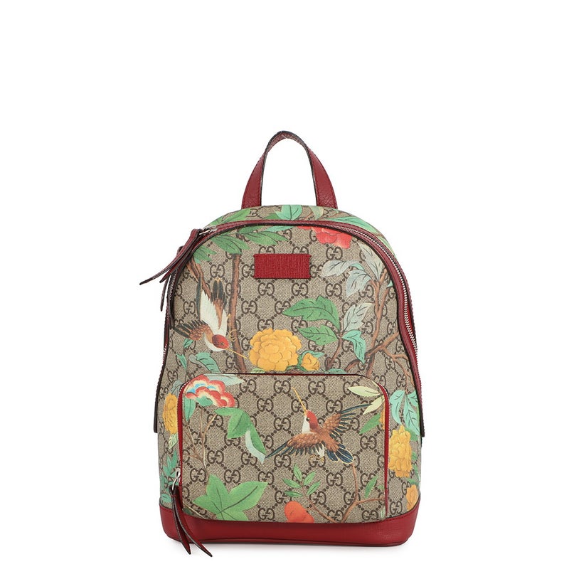 グッチ リュック ティアン バックパック フラワー バード GGスプリーム/レザー 427042 GUCCI リュックサック