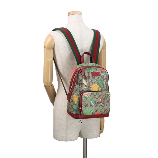 グッチ リュック ティアン バックパック フラワー バード GGスプリーム/レザー 427042 GUCCI リュックサック