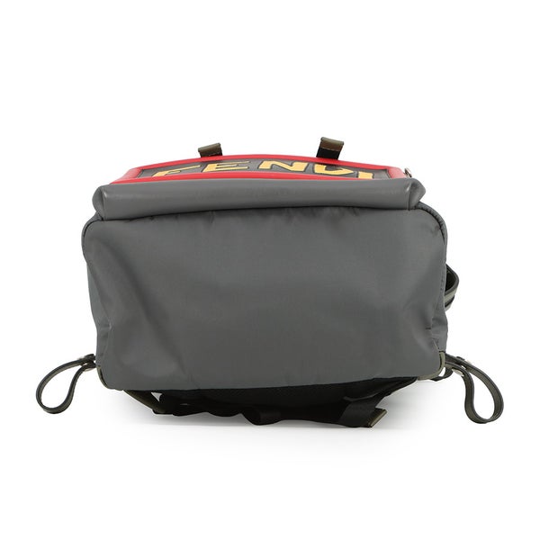 フェンディ リュック ナイロン レザー 7VZ037 SIU FENDI バッグパック イス付き