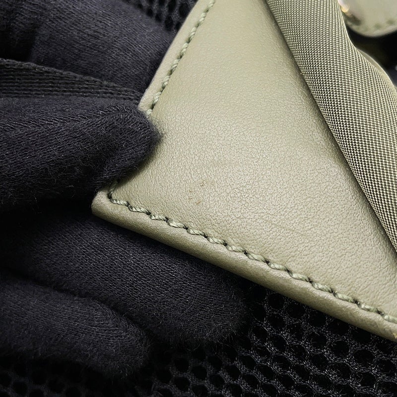 フェンディ リュック ナイロン レザー 7VZ037 SIU FENDI バッグパック イス付き