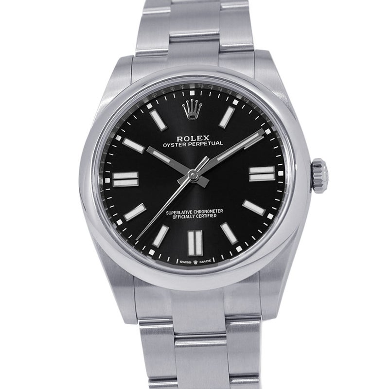 ロレックス オイスターパーペチュアル41 ランダムシリアル ルーレット 124300 ROLEX 腕時計 黒文字盤