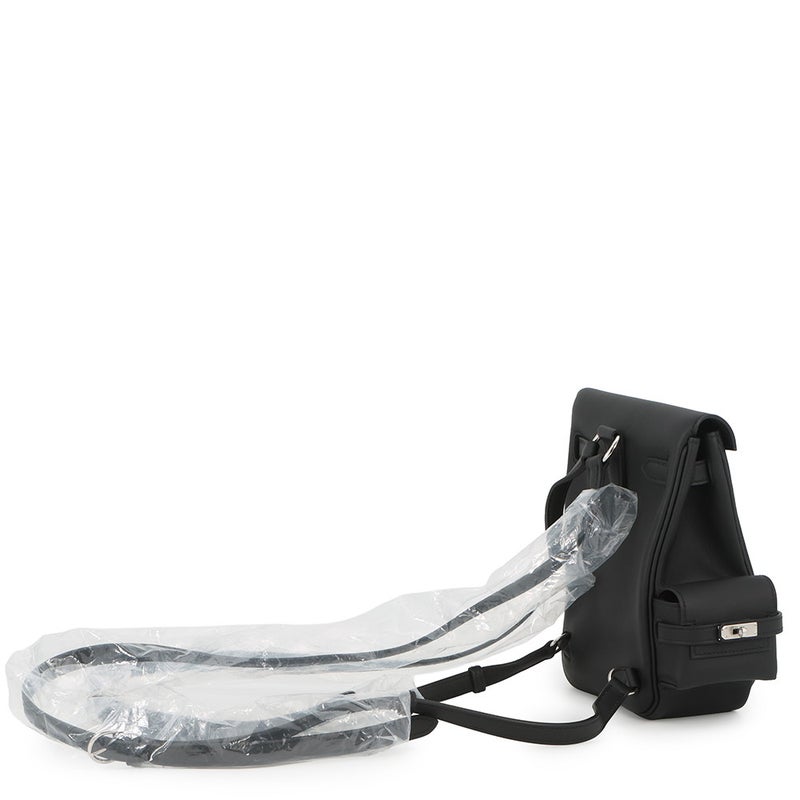 エルメス ケリージャンプ ブラック/シルバー金具 スイフト K刻印 HERMES リュック 黒