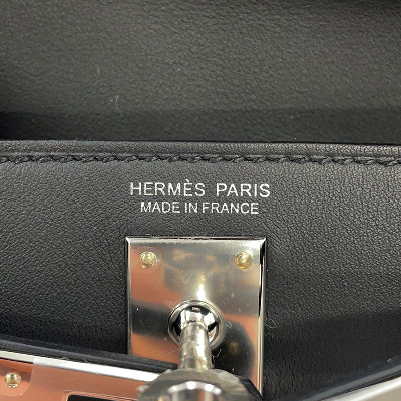 エルメス ケリージャンプ ブラック/シルバー金具 スイフト K刻印 HERMES リュック 黒