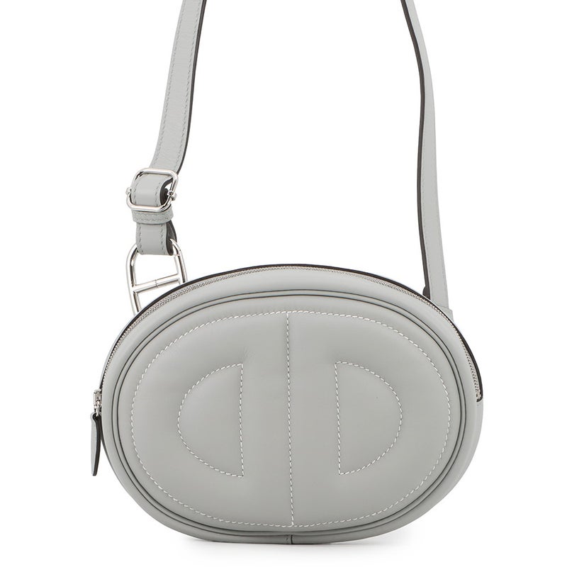 エルメス ウエストバッグ イン・ザ・ループ ヴェルソ ブルーグラシエ/ブルードマルト/シルバー金具 スイフト W刻印 HERMES