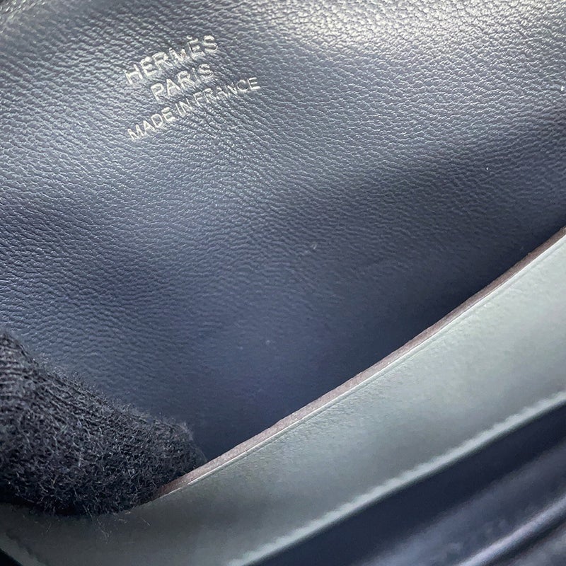 エルメス ウエストバッグ イン・ザ・ループ ヴェルソ ブルーグラシエ/ブルードマルト/シルバー金具 スイフト W刻印 HERMES