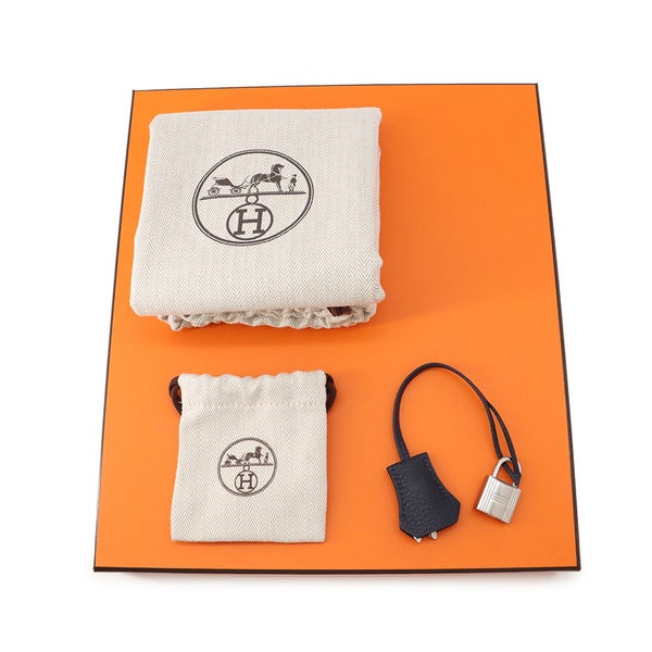 エルメス バーキン25 ブルーニュイ/シルバー金具 トゴ G刻印 HERMES Birkin ハンドバッグ