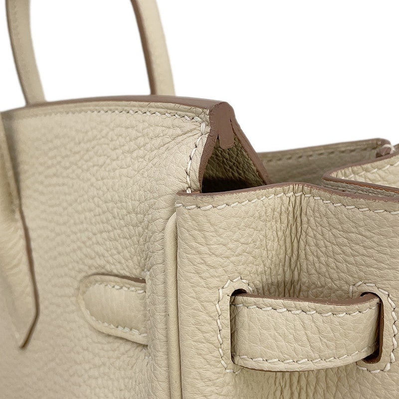エルメス バーキン25 クレ/ピンクゴールド金具 トゴ Y刻印 HERMES Birkin ハンドバッグ