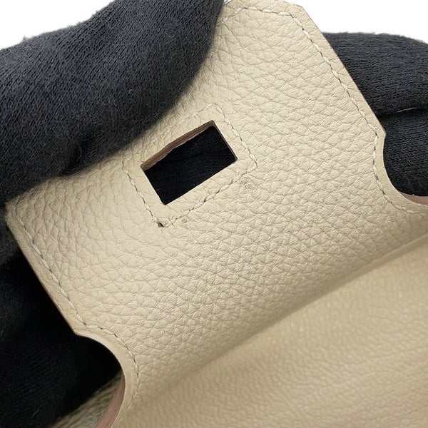 エルメス バーキン25 クレ/ピンクゴールド金具 トゴ Y刻印 HERMES Birkin ハンドバッグ