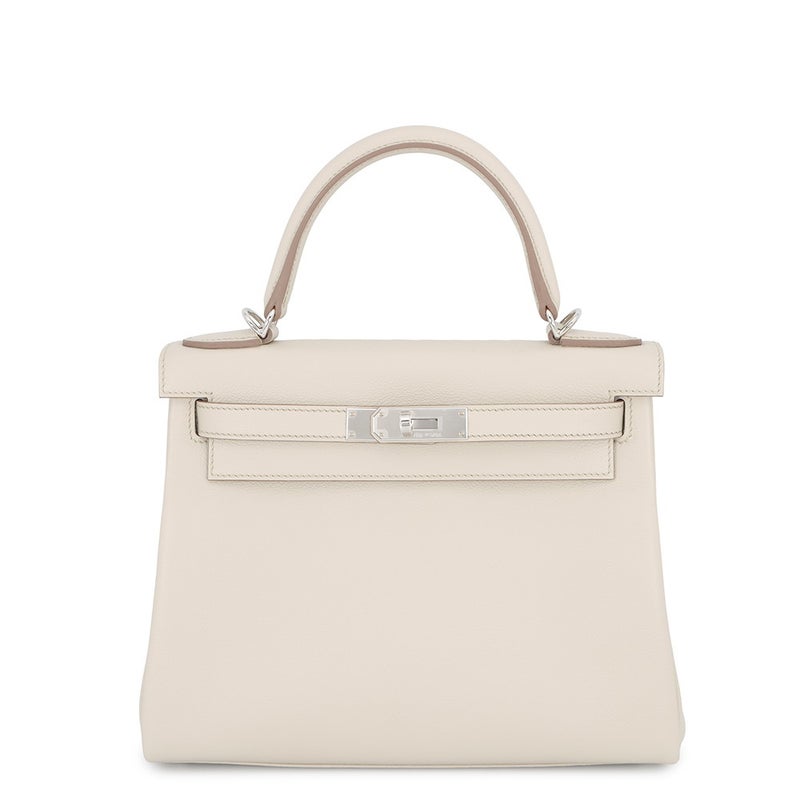 エルメス ハンドバッグ ケリー28 内縫い べトン/シルバー金具 エバーカラー G刻印 HERMES Kelly 2wayバッグ