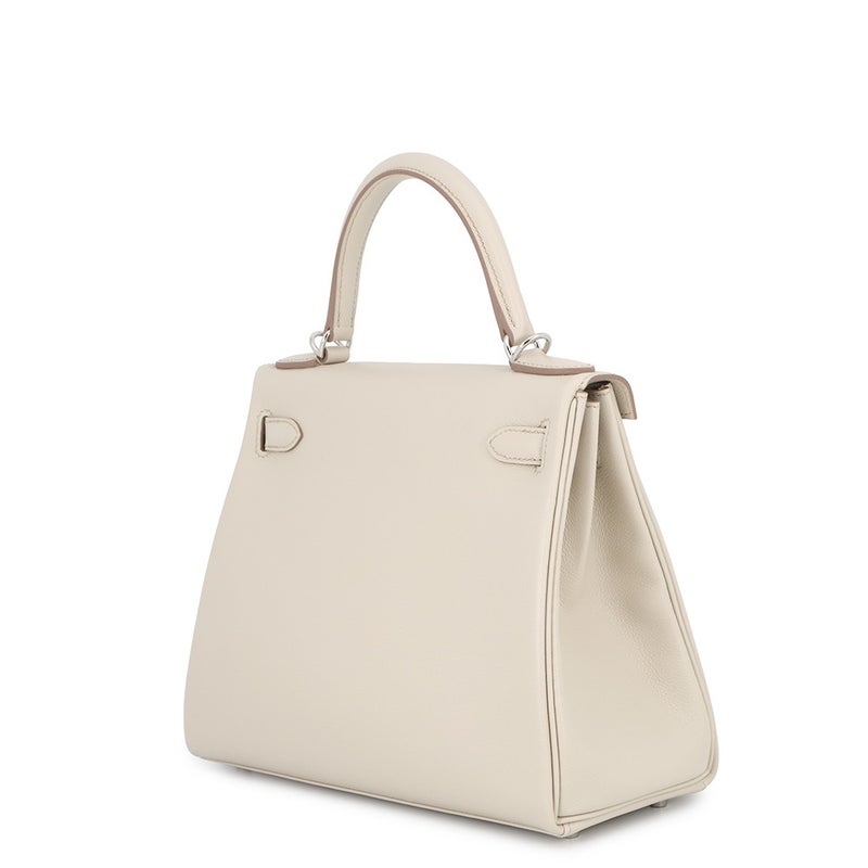 エルメス ハンドバッグ ケリー28 内縫い べトン/シルバー金具 エバーカラー G刻印 HERMES Kelly 2wayバッグ