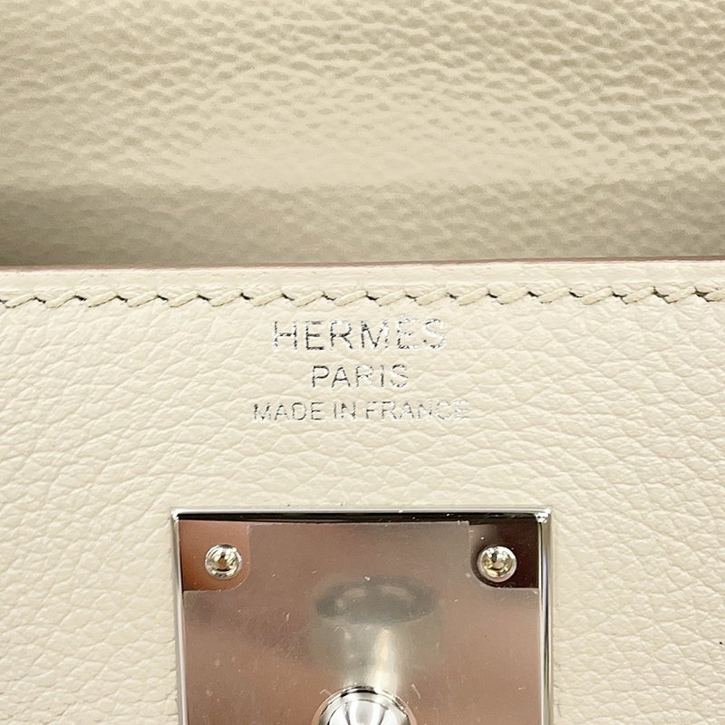 エルメス ハンドバッグ ケリー28 内縫い べトン/シルバー金具 エバーカラー G刻印 HERMES Kelly 2wayバッグ