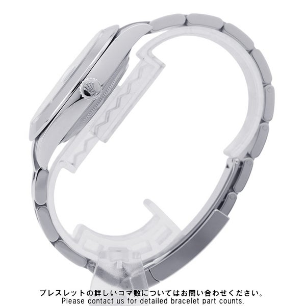 ロレックス デイトジャスト41 ランダムシリアル ルーレット 126300 ROLEX 腕時計 アズーロブルー文字盤