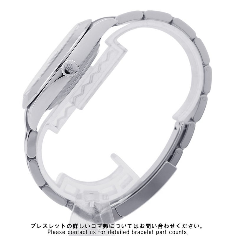 ロレックス デイトジャスト41 ランダムシリアル ルーレット 126300 ROLEX 腕時計 アズーロブルー文字盤