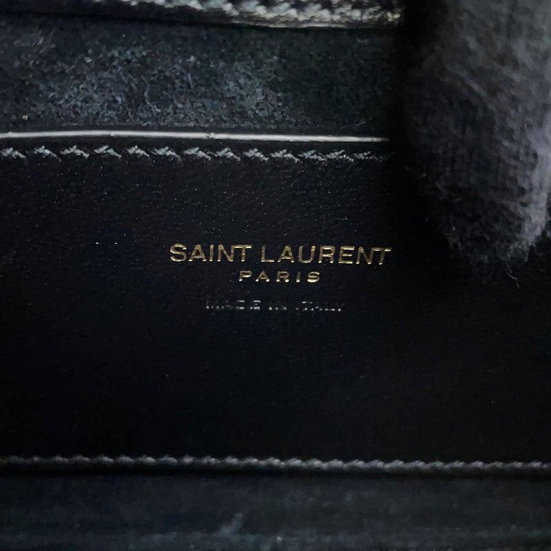 サンローランパリ ハンドバッグ LE 5 A 7 カーフレザー 710318 SAINT LAURENT PARIS 黒