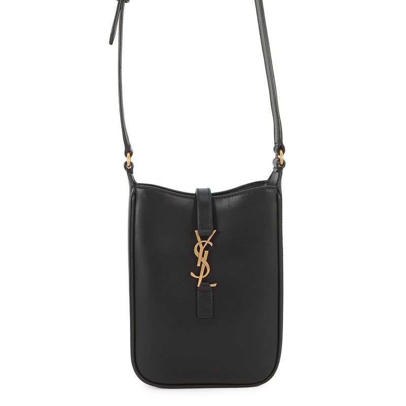 サンローランパリ ショルダーバッグ LE 5 A 7 ミニ バーティカル レザー 735214 SAINT LAURENT PARIS 黒