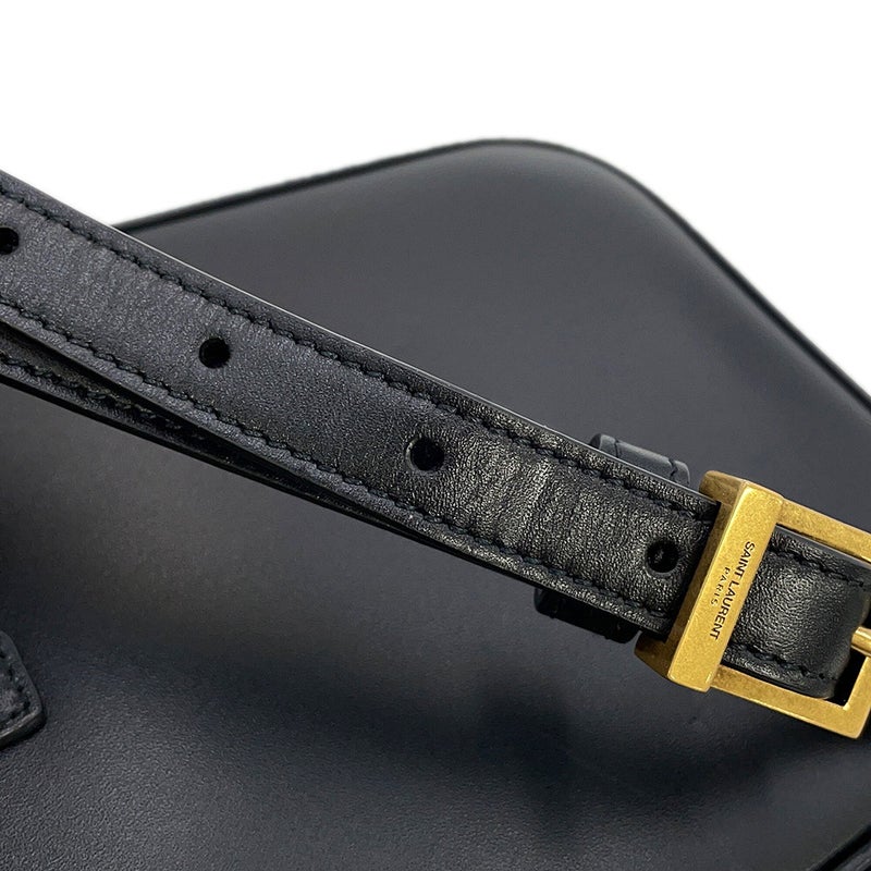 サンローランパリ ショルダーバッグ LE 5 A 7 ミニ バーティカル レザー 735214 SAINT LAURENT PARIS 黒