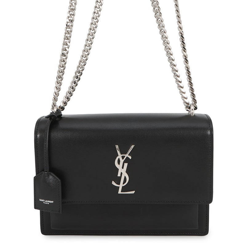サンローランパリ チェーンショルダーバッグ サンセット 442906 SAINT LAURENT PARIS 黒 2way