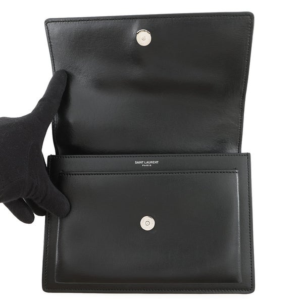 サンローランパリ チェーンショルダーバッグ サンセット 442906 SAINT LAURENT PARIS 黒 2way