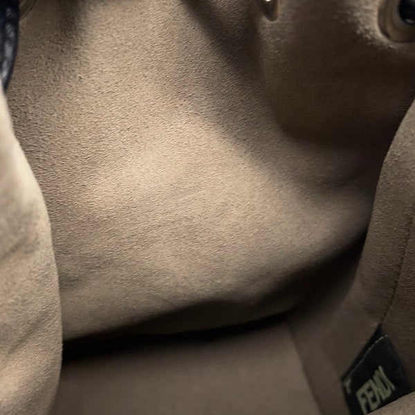 フェンディ ハンドバッグ モントレゾール ミニ フェイクパール レザー 8BS010 FENDI 2wayショルダーバッグ 黒