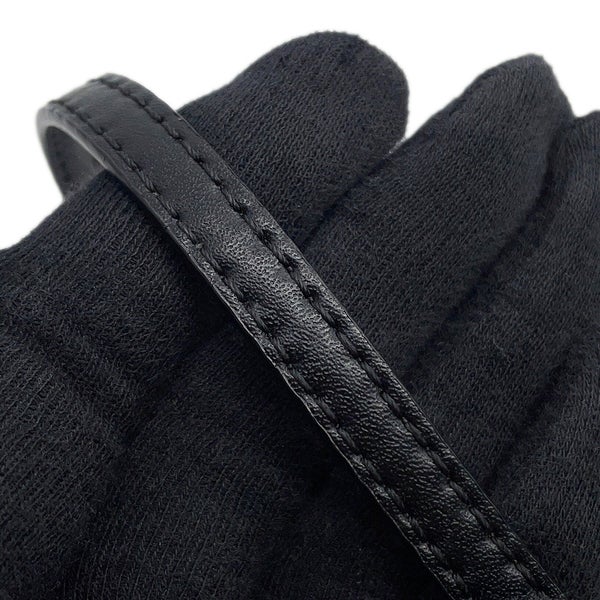 フェンディ ハンドバッグ モントレゾール ミニ フェイクパール レザー 8BS010 FENDI 2wayショルダーバッグ 黒