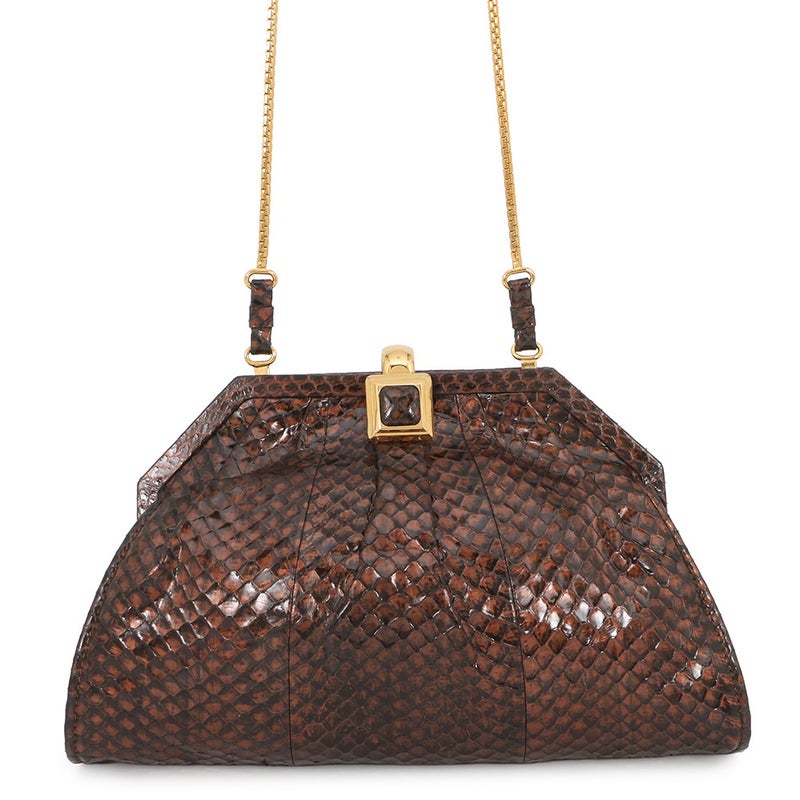 グッチ チェーンショルダーバッグ パイソン 26 005 0013 GUCCI ミニバッグ
