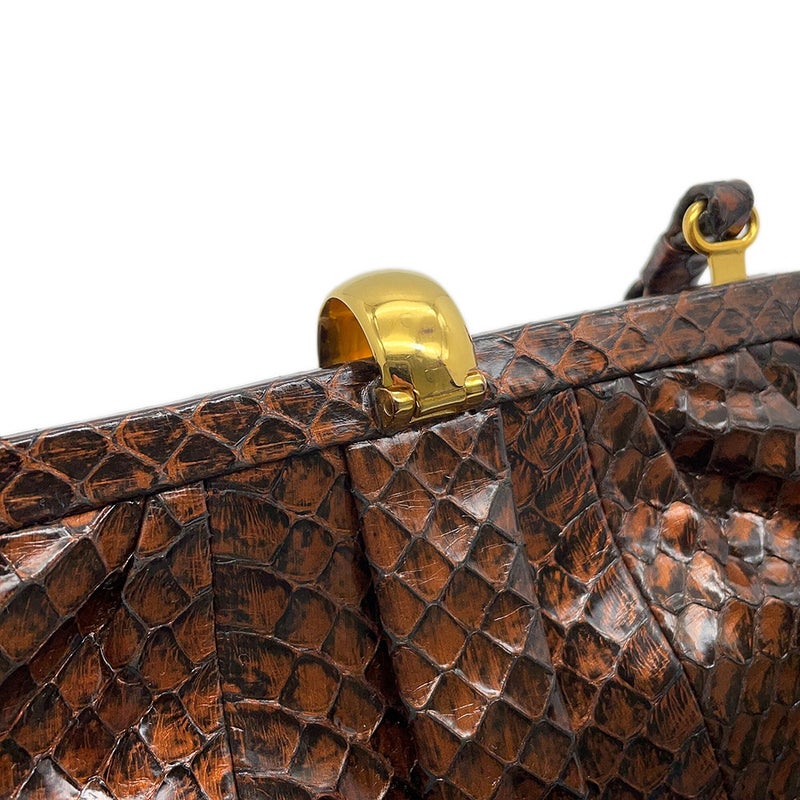 グッチ チェーンショルダーバッグ パイソン 26 005 0013 GUCCI ミニバッグ