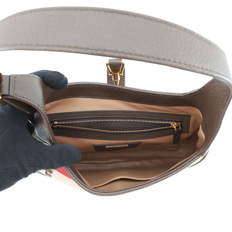 グッチ ショルダーバッグ ジャッキー 1961 スモール MUSIC IS MINE キャンバス/レザー 636706 GUCCI