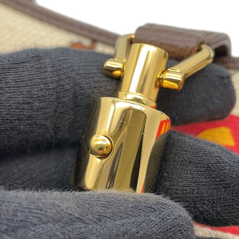 グッチ ショルダーバッグ ジャッキー 1961 スモール MUSIC IS MINE キャンバス/レザー 636706 GUCCI