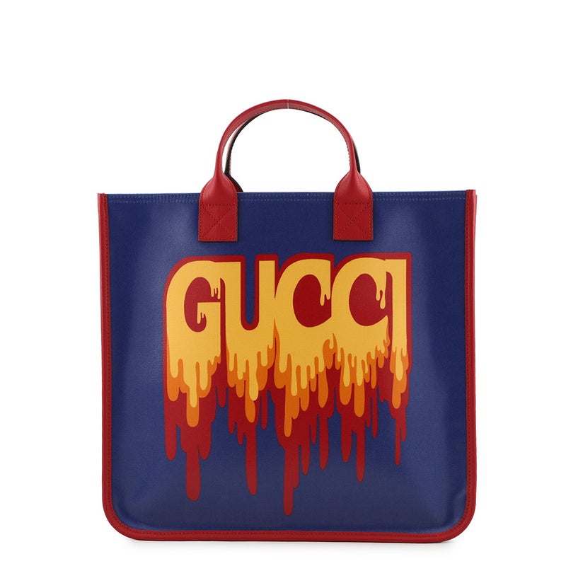 グッチ トートバッグ チルドレンズ ロゴプリント PVC 550763 GUCCI バッグ ハンドバッグ