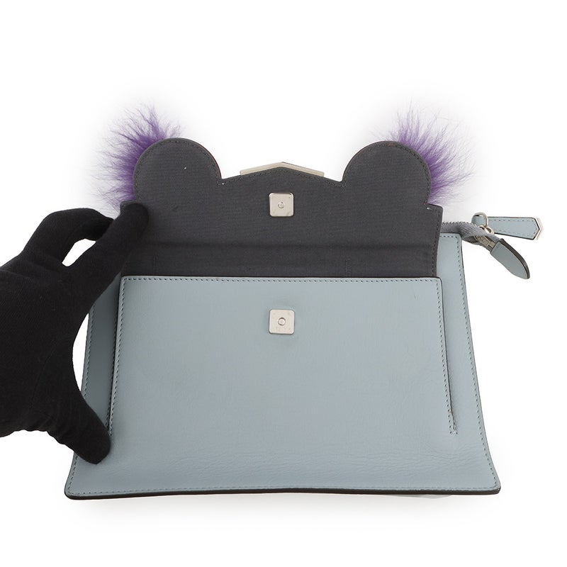 フェンディ ショルダーバッグ トゥージュール バグズモンスター レザー/ファー 8M0369 FENDI 2wayクラッチ バッグ