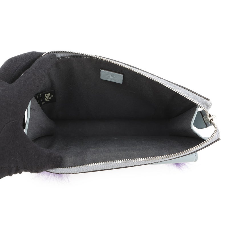 フェンディ ショルダーバッグ トゥージュール バグズモンスター レザー/ファー 8M0369 FENDI 2wayクラッチ バッグ