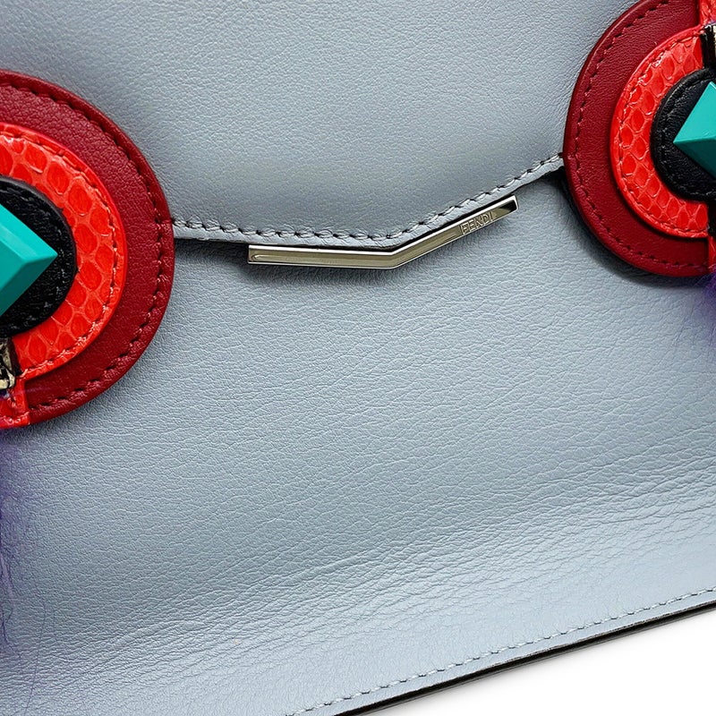 フェンディ ショルダーバッグ トゥージュール バグズモンスター レザー/ファー 8M0369 FENDI 2wayクラッチ バッグ