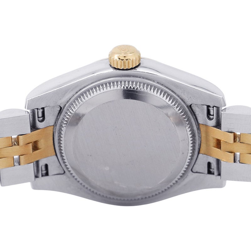 ロレックス デイトジャスト SS/K18YG ランダムシリアル ルーレット 179173 ROLEX 腕時計 シャンパン文字盤