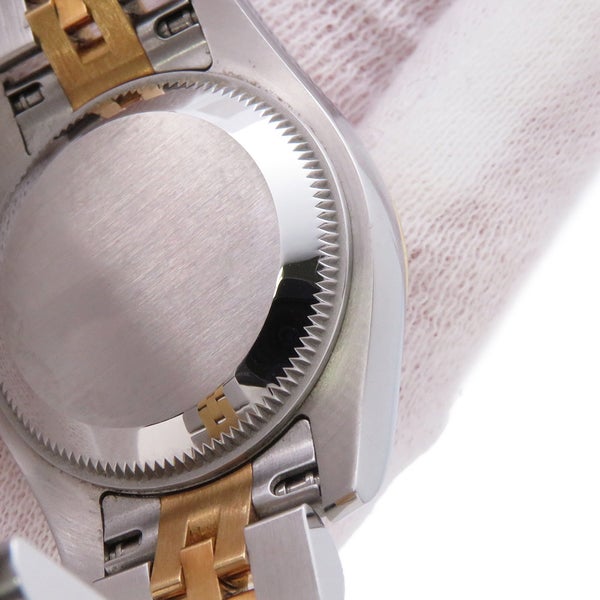 ロレックス デイトジャスト SS/K18YG ランダムシリアル ルーレット 179173 ROLEX 腕時計 シャンパン文字盤