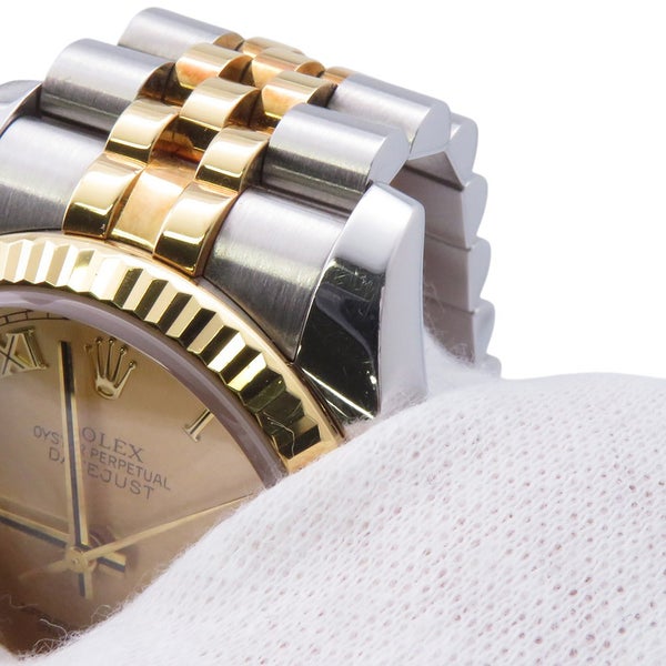ロレックス デイトジャスト V番 SS/K18YG 116233 ROLEX 腕時計 シャンパン文字盤