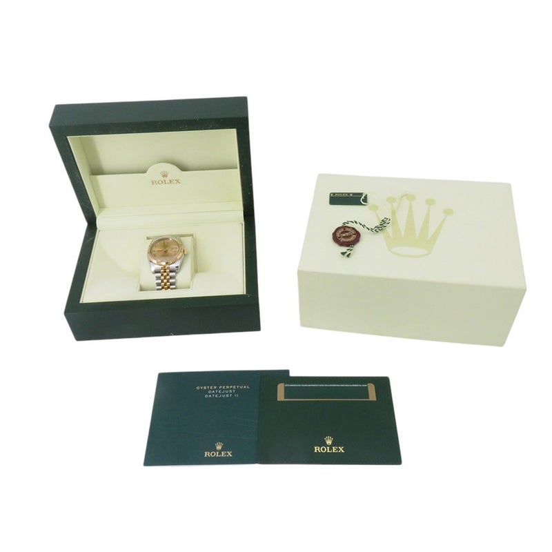 ロレックス デイトジャスト V番 SS/K18YG 116233 ROLEX 腕時計 シャンパン文字盤
