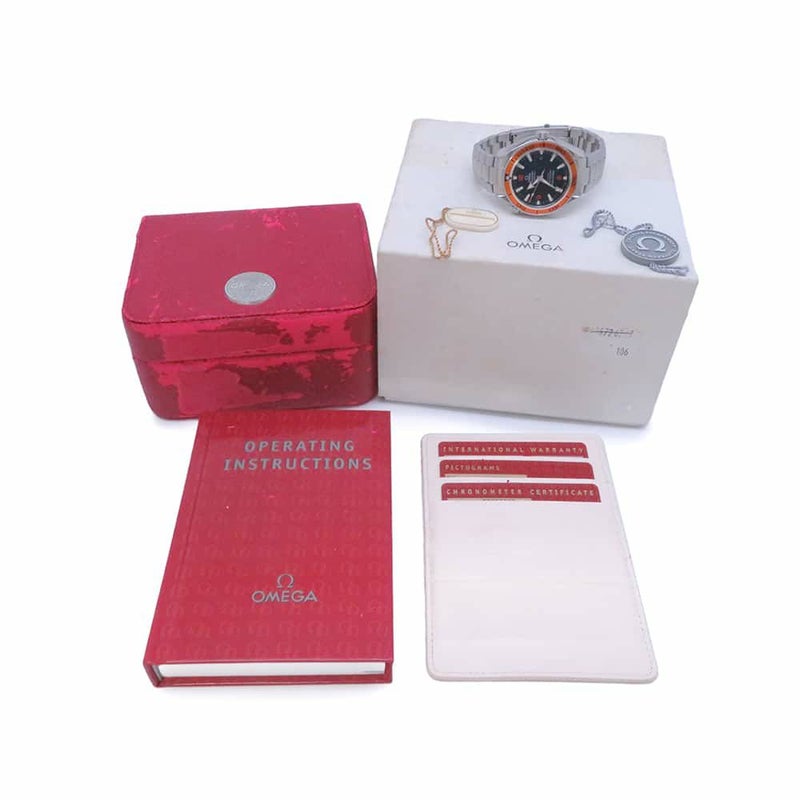 オメガ シーマスター プラネットオーシャン コーアクシャル 2209.50.00 OMEGA 腕時計 黒文字盤