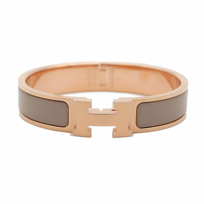 エルメス ブレスレット クリック H クリッククラックPM マロングラッセ/ピンクゴールド金具 HERMES
