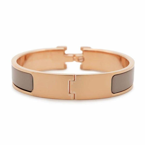 エルメス ブレスレット クリック H クリッククラックPM マロングラッセ/ピンクゴールド金具 HERMES