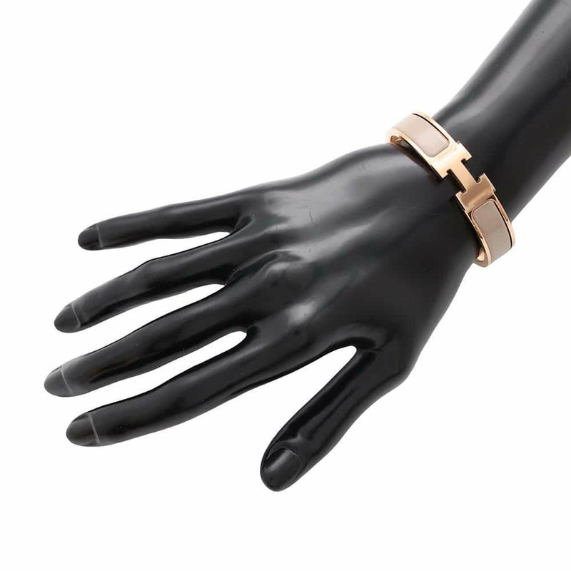エルメス ブレスレット クリック H クリッククラックPM マロングラッセ/ピンクゴールド金具 HERMES
