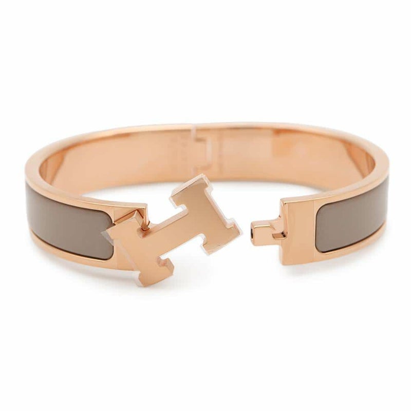 エルメス ブレスレット クリック H クリッククラックPM マロングラッセ/ピンクゴールド金具 HERMES