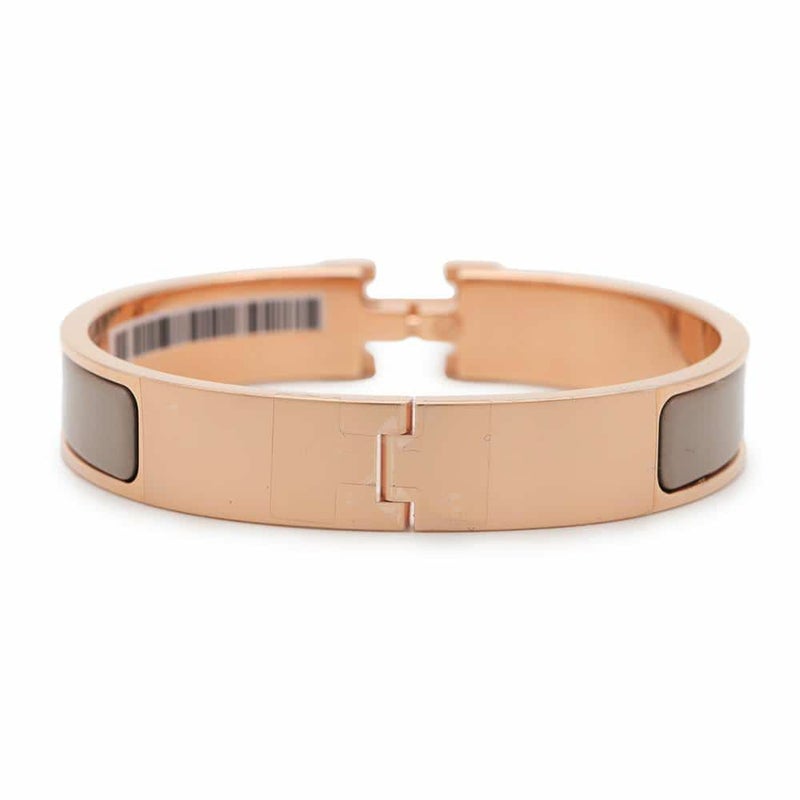 エルメス ブレスレット クリック H クリッククラックPM マロングラッセ/ピンクゴールド金具 HERMES