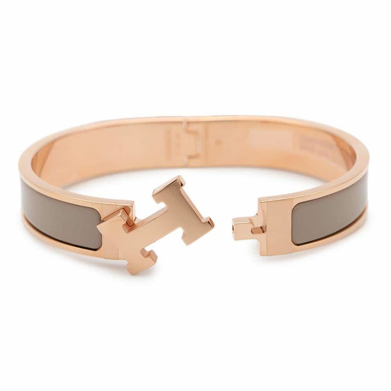 エルメス ブレスレット クリック H クリッククラックPM マロングラッセ/ピンクゴールド金具 HERMES