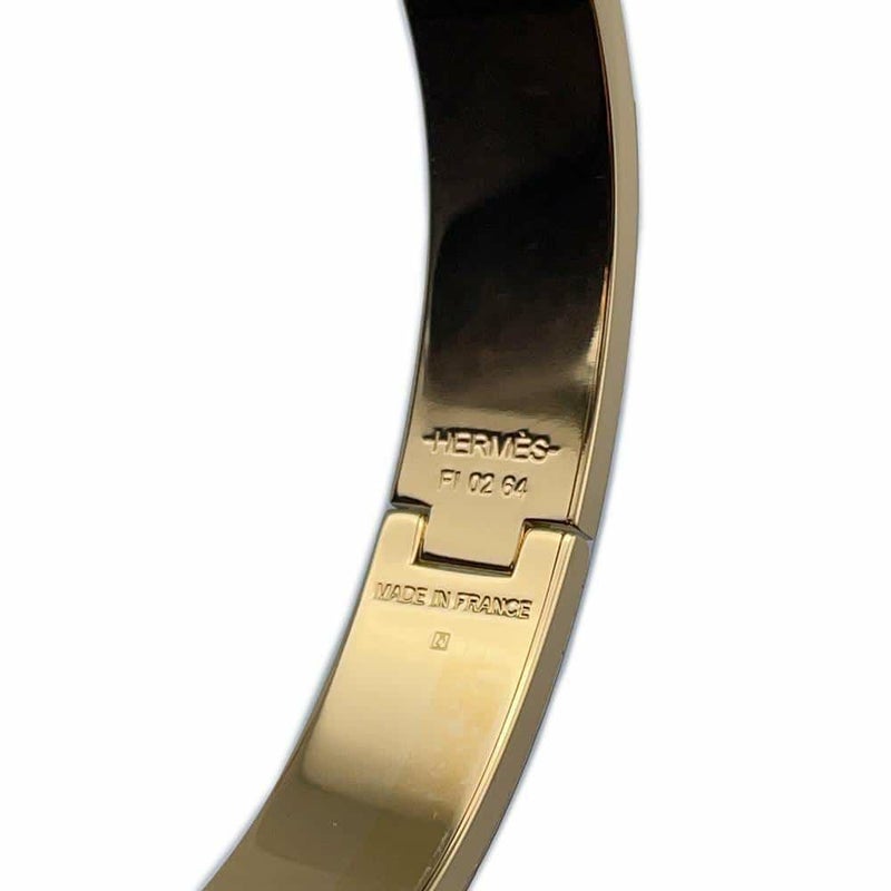 エルメス ブレスレット クリックH クリッククラックPM ブラック/ゴールド金具 HERMES アクセサリー