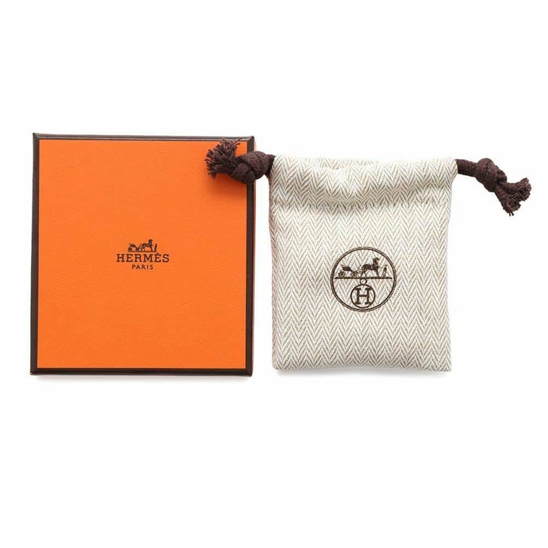 エルメス ピアス ミニ・ポップアッシュ マロングラッセ/ゴールド金具 Hモチーフ HERMES Pop H ポップH