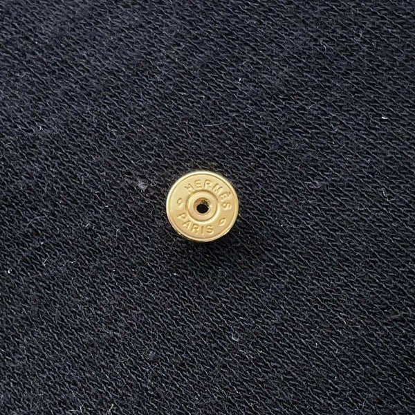 エルメス ピアス ミニ・ポップアッシュ ブラック/ゴールド金具 Hモチーフ HERMES Pop H ポップH