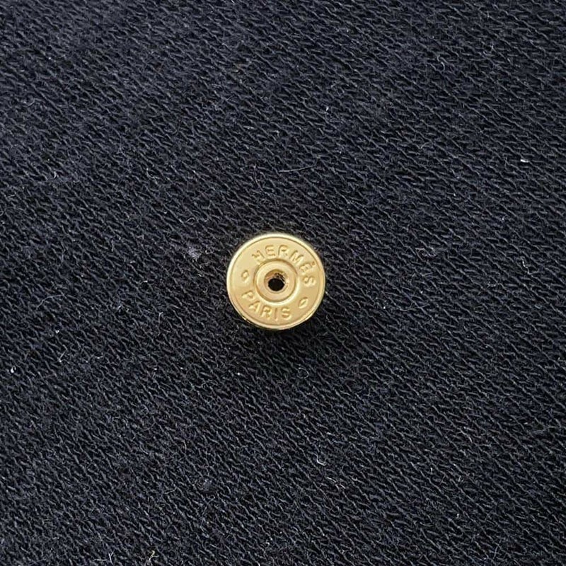 エルメス ピアス ミニ・ポップアッシュ ブラック/ゴールド金具 Hモチーフ HERMES Pop H ポップH